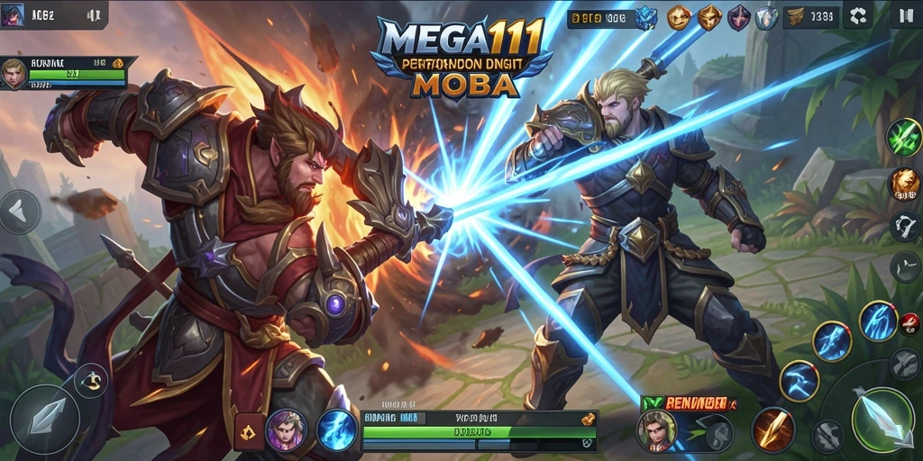 Tangkapan layar gameplay menarik dari MEGA111 yang penuh aksi.